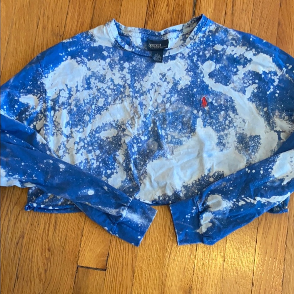 Oversized Ralph Lauren Crop Top